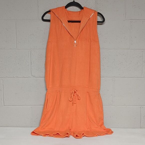 Women's Soft Knit Sleeveless Short Summer Romper Size XX Large NWOT - Picture 3 of 9